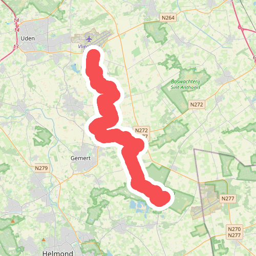 Odiliapeel - Stippelberg (bushalte) · Hertogenpad etappe 7