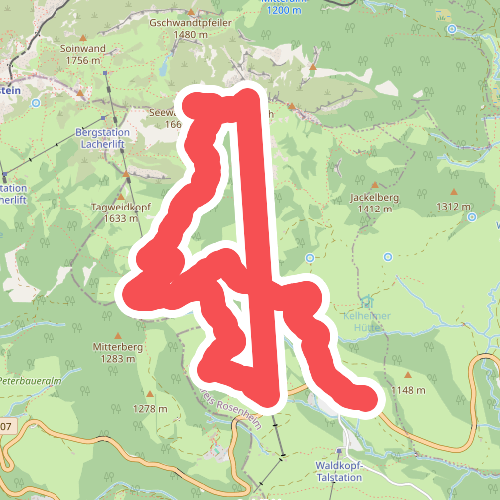 Wanderweg 662 - Unteres Sudelfeld - Wildalpjoch