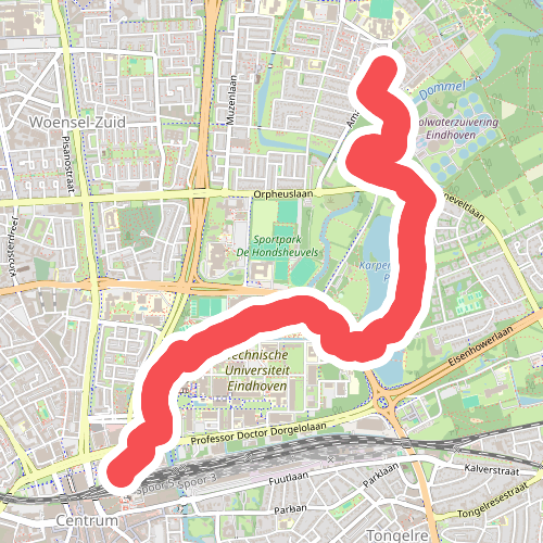 Eckartda - Eindhoven NS · Hertog Hendrikpad etappe 13