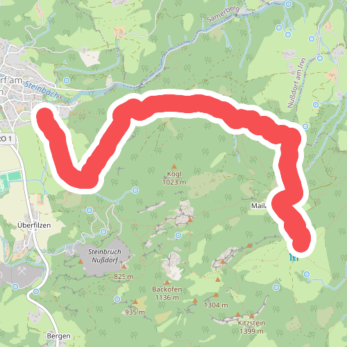 Nußdorf-Kirchwald-Daffnerwaldalm-Heuberg