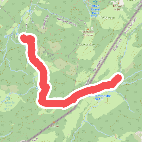 Wanderweg 215b - Hochries