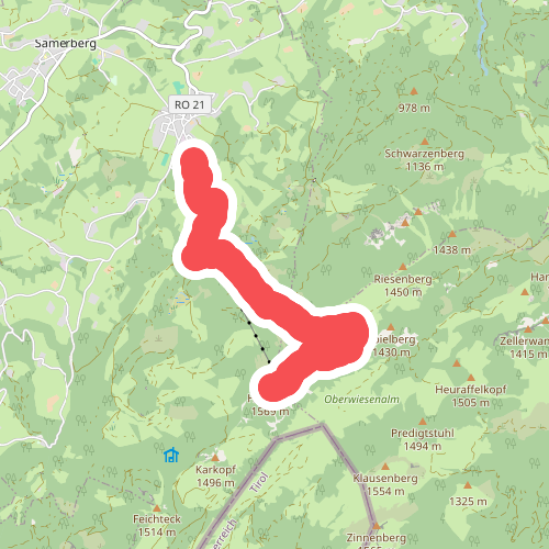 Wanderweg 216a - Hochries