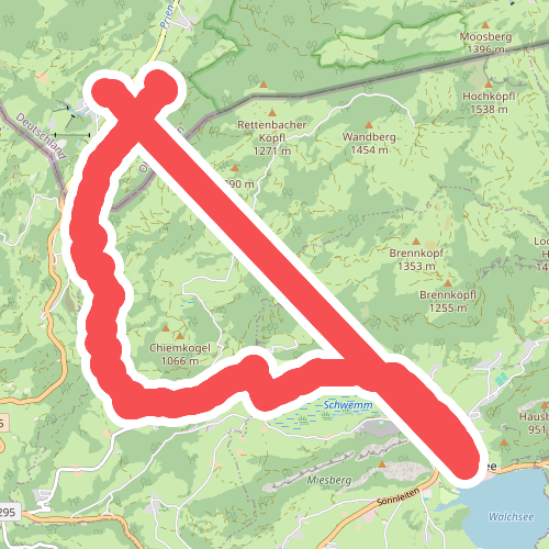 Wanderweg 1 - Von Sachrang nach Walchsee