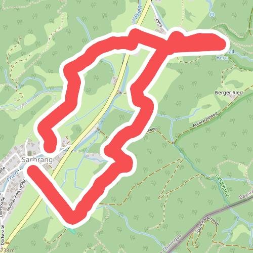 Wanderweg 2 - Zum Wasserfall in Berg