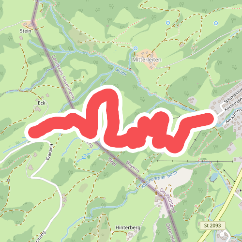 Wanderweg 5 - Von Sachrang zum Gasthof Moosbauer