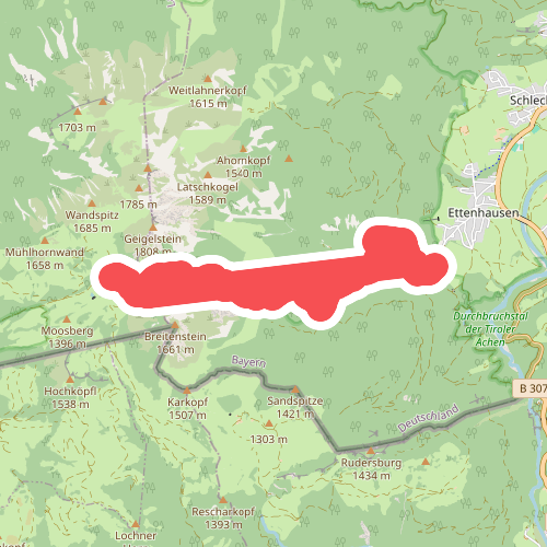 Wanderweg 208 - Geigelstein