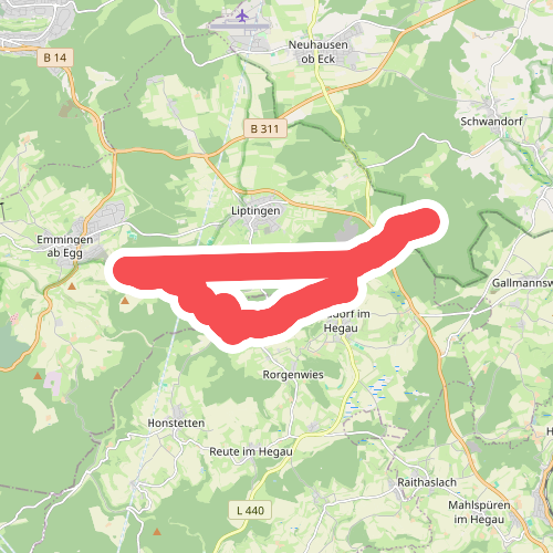 Emmingen - Schindelwaldhütte HW9