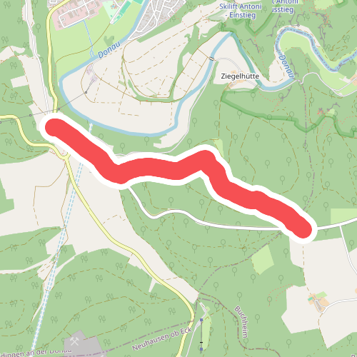 rote Gabel Fridingen Bergsteig -