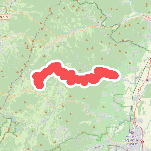 Ribeauvillé - Faurupt · GR5 etappe 50