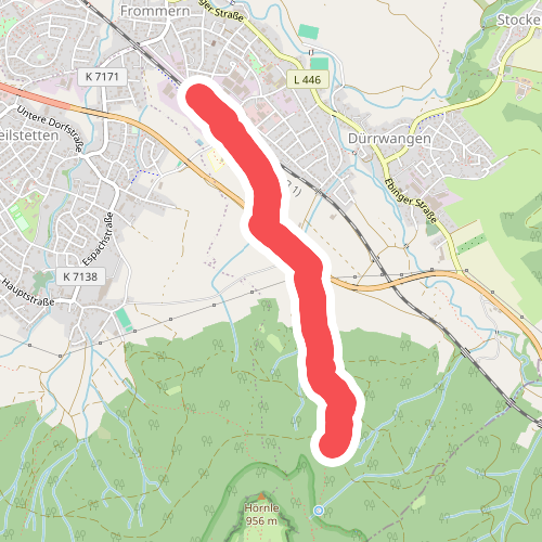 Blaues Dreieck Frommern - HW1