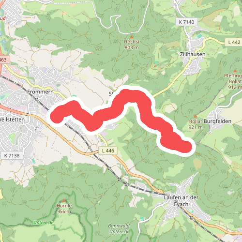 blaues Dreieck Stockenhausen-Schalksburg
