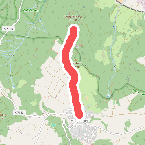rote Raute Hossingen - Keltenschanze