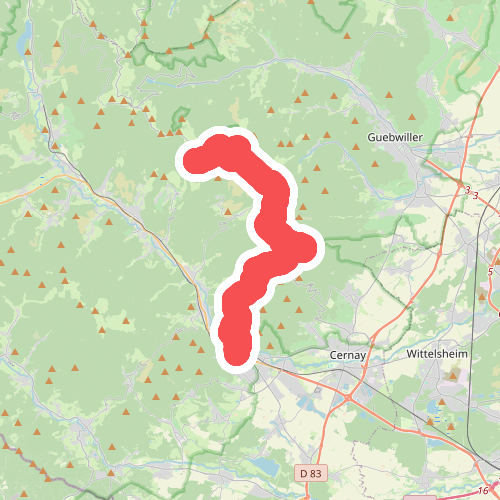 Refuge du Storkenkopf - Thann · GR5 etappe 54