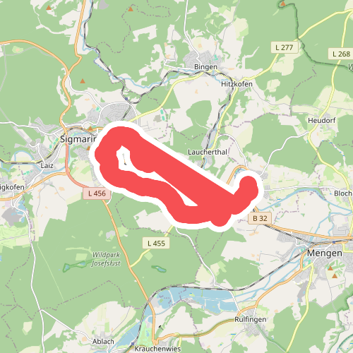 blaues Dreieck Sigmaringen - Sigmaringendorf