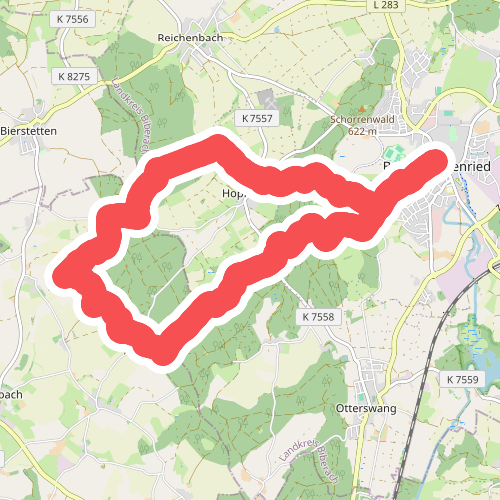 Bad Schussenried: Wanderweg 8