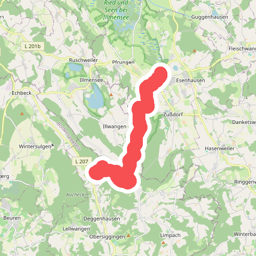 Höchsten - Wilhelmsdorf