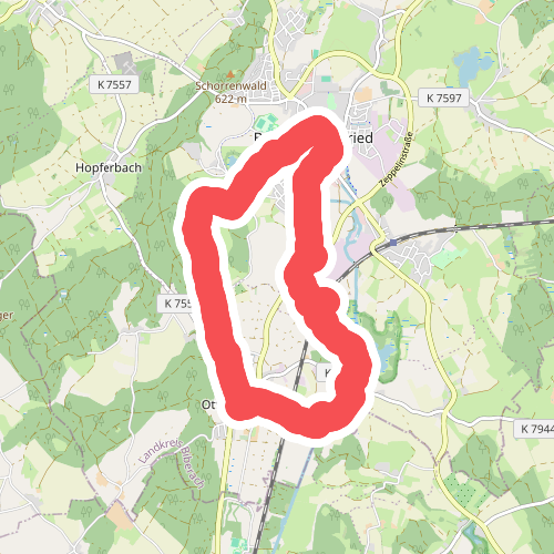 Bad Schussenried: Rundweg 4, Weg am Wasser