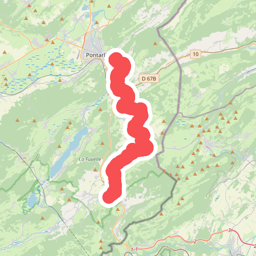 Pontarlier - Les Hôpitaux-Neufs · GR5 etappe 66