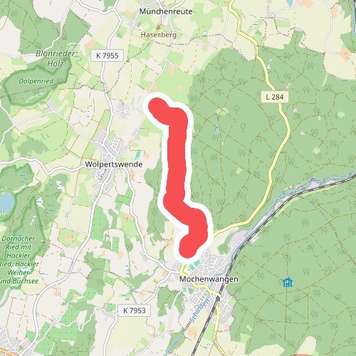 Querweg des Schwäbischen Albvereins (blauer Punkt)