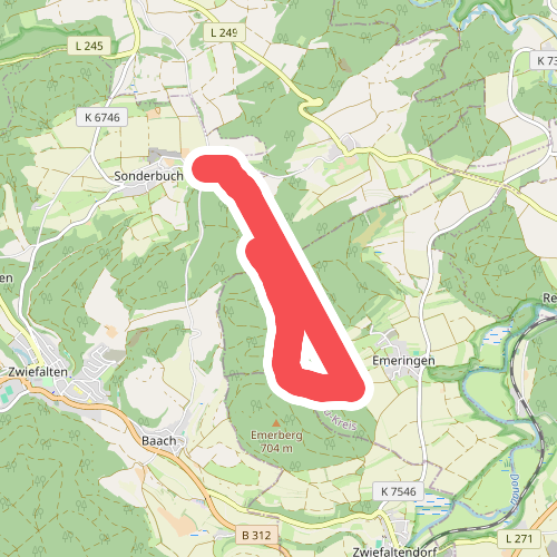 blaue Gabel Zwiefalten - Sonderbuch