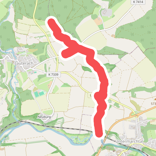 blaue Raute Lauterach - Untermachtal