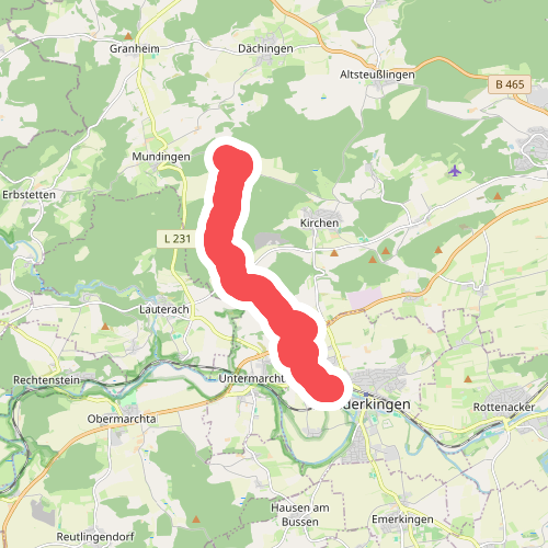 blaue Raute Munderkingen - Mochental