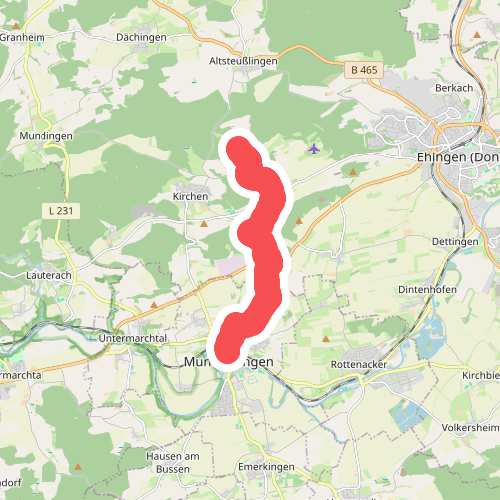 blaue Raute Munderkingen - Mühlen