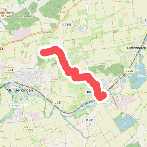 blaue Raute Rottenacker - Deppenhausen