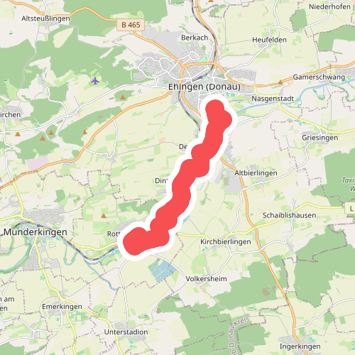 blaue Raute Rottenacker - Ehingen