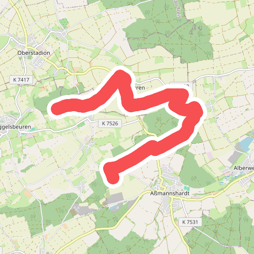 blauer Punkt Moosbeuren