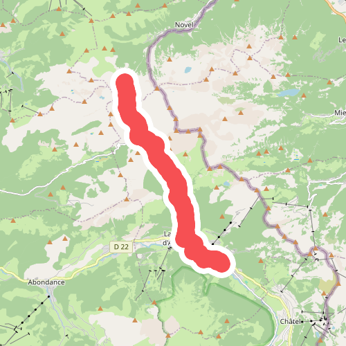 Montagne de Neuteu - Chapelle d'A... · GR5 etappe 74