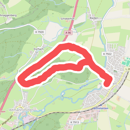 11 - Richtung Eschach - Blutsberg - Rochuskapelle - Schanze