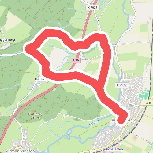 13 - Richtung Eschach - Schoberhof - Eschach - Butscher