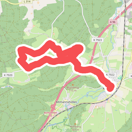 17 - Eschach - Schnaggnberg - Nestbaum - Salamanderhütte - Häberlings - Langenstein - Eschach