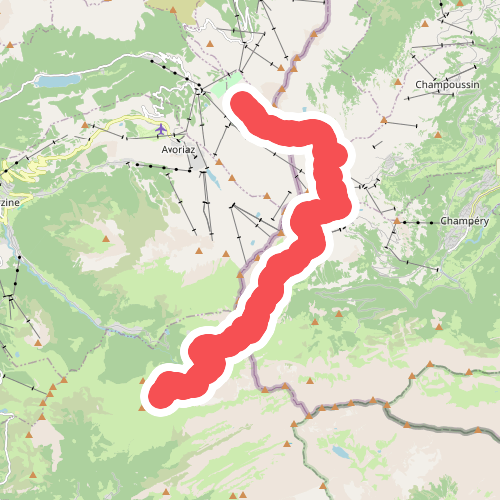 Chésery - Col de la Golese · GR5 etappe 76