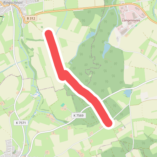 Querweg des Schwäbischen Albvereins (blauer Punkt)