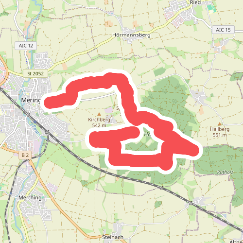 Von Mering zu den Schloßbergen