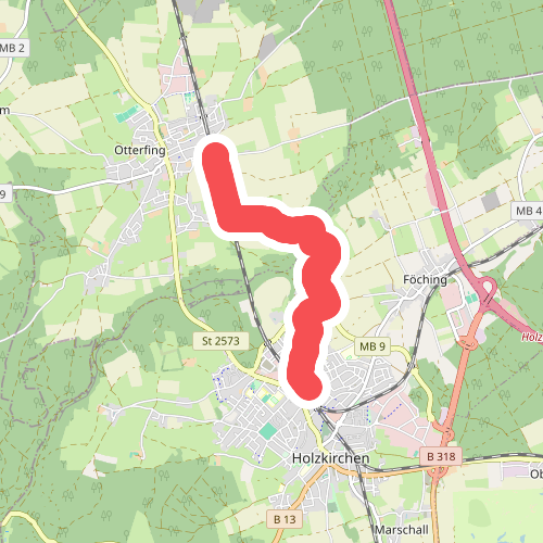 Wanderweg 552b Otterfing - Holzkirchen