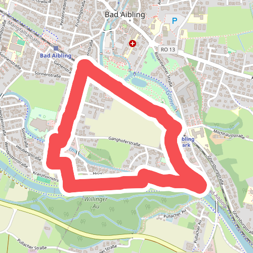Nordic Walking Rundstrecke 4 - leicht