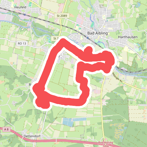 Nordic Walking Rundstrecke 6 - schwer