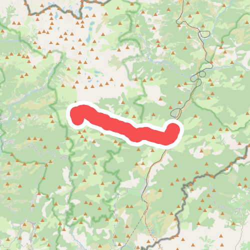 Granges de Faisset - Fontan · GR5 etappe 106