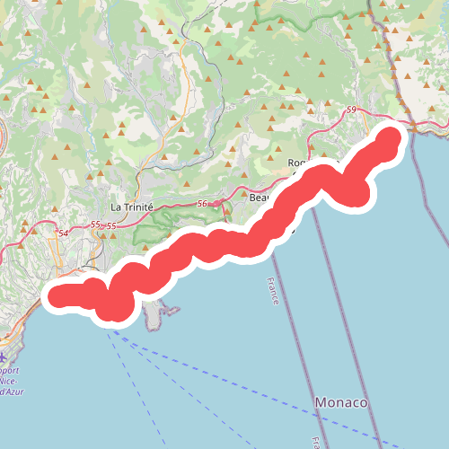 Menton - Nice · GR5 etappe 109