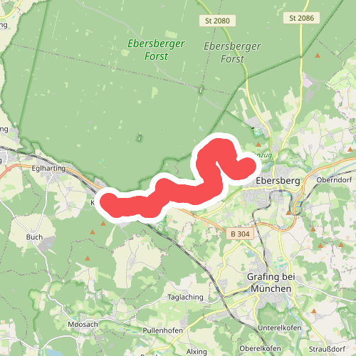 MVV Wanderweg Dreieck (Kirchseeon - Ebersberg)