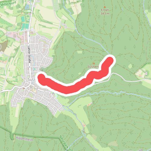 Dreieckiger Bannstein - Sulz Sulzbergstraße
