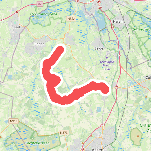 Altena - Vries · Jacobspad Uithuizen - Hasselt etappe 5