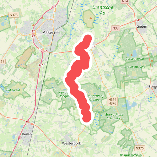 Rolde - Elp · Jacobspad Uithuizen - Hasselt etappe 7