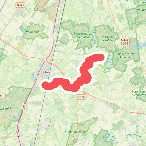 Elp - Beilen · Jacobspad Uithuizen - Hasselt etappe 8