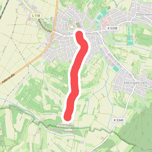 Friesenheim Rathaus - Lahrer Kreuz