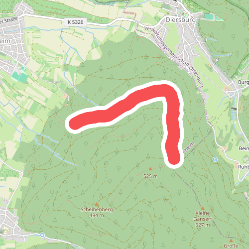 Lendersbachhütte - Lohebene Dreiländereck