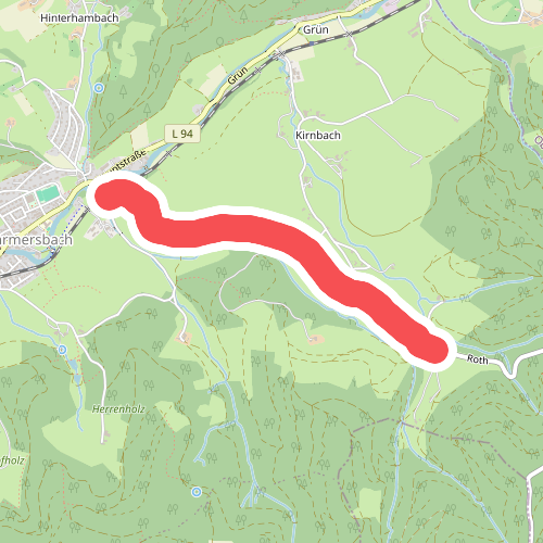 Roth - Unterharmersbach Bahnhof
